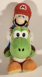 2012 Little Buddy Nintendo Super Mario Riding Yoshi 8" Stuffed Plush Toy