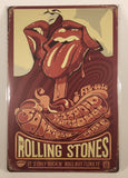 The Rolling Stones It's Only Rock N' Roll But I Like It 3 Feb 2016 Estadio Nacional Santiago Chile 8" x 12" Tin Metal Sign New in Package