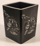 Nova Stone Atlantic Canada Aboriginal Native Orca Killer Whale Black Soapstone Pen Holder