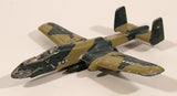 RealToy EL GH FZ224 A-10 Thunderbolt II Style Fighter Jet Airplane Olive Green with Camouflage Die Cast Toy Aircraft