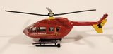 Siku Helicopter County Air Ambulance Red Die Cast Toy Aircraft Busted Off Rear Wing