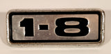 1973 Austin Morris Marina 1.8 62890/0430 0431 Metal Emblem Nameplate Badge Logo OEM