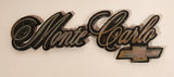 1978-88 Chevrolet Monte Carlo Rear Trunk Lid Plastic Metal Look Emblem Nameplate Badge Logo OEM