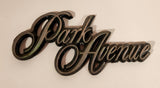 1977-79, 1980, 1984 Buick Park Avenue Plastic Metal Look Dash Nameplate Emblem Badge Logo OEM