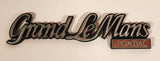Pontiac Grand LeMans Plastic Metal Look Emblem Nameplate Badge Logo OEM