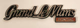 Pontiac Grand LeMans Plastic Metal Look Emblem Nameplate Badge Logo OEM