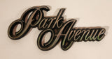 1977-79, 1980, 1984 Buick Park Avenue Plastic Metal Look Dash Nameplate Emblem Badge Logo OEM