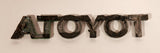 Toyota Plastic Metal Look Emblem Nameplate Badge Logo OEM
