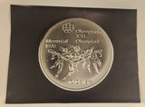 1976 Montreal Olympics XXI 10 Dollars Commemorative Coin 12" x 16" Advertisement Poster