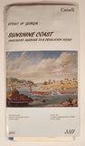 1993 Canadian Hydrographic Service Straight Of Georgia Sunshine Coast Vancouver Harbour To/A Isolation Sound Map Package