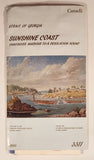 1993 Canadian Hydrographic Service Straight Of Georgia Sunshine Coast Vancouver Harbour To/A Isolation Sound Map Package