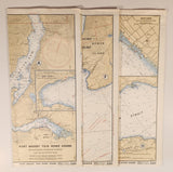 1993 Canadian Hydrographic Service Straight Of Georgia Sunshine Coast Vancouver Harbour To/A Isolation Sound Map Package