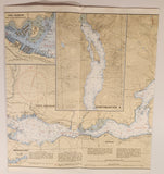 1993 Canadian Hydrographic Service Straight Of Georgia Sunshine Coast Vancouver Harbour To/A Isolation Sound Map Package
