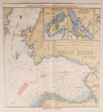 1993 Canadian Hydrographic Service Straight Of Georgia Sunshine Coast Vancouver Harbour To/A Isolation Sound Map Package