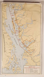 1993 Canadian Hydrographic Service Straight Of Georgia Sunshine Coast Vancouver Harbour To/A Isolation Sound Map Package