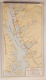 1993 Canadian Hydrographic Service Straight Of Georgia Sunshine Coast Vancouver Harbour To/A Isolation Sound Map Package