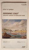 1993 Canadian Hydrographic Service Straight Of Georgia Sunshine Coast Vancouver Harbour To/A Isolation Sound Map Package