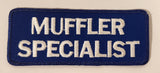 Speedy Muffler "Muffler Specialist" 2" x 5" Embroidered Fabric Patch Badge