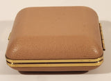 Vintage Westclox Home N Away Japan Brown Cased Travel Pocket Wind-Up Alarm Clock