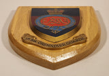 Vintage British Army 1st Battalion Grenadier Guards Crest Wood Plaque