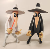 Rare 2012 DC Comics MAD Magazine Spy VS Spy 10" Vinyl Toy Figure Set of 2