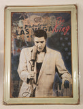 Elvis Presley The King To Fabulous Las Vegas 11 3/4" x 15 3/4" Tin Metal Sign New in Plastic