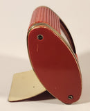 Vintage Westclox Travalarm Red 3 1/2" Wind Up Travel Alarm Clock Made in Canada