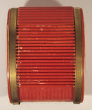 Vintage Westclox Travalarm Red 3 1/2" Wind Up Travel Alarm Clock Made in Canada