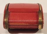 Vintage Westclox Travalarm Red 3 1/2" Wind Up Travel Alarm Clock Made in Canada
