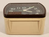 Vintage Rhythm Quartz Plastic 3 5/8" Alarm Clock with Glow In The Dark Hands Model 4ra779 Made in Japan
