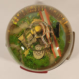 The San Francisco Music Box Company Wind Up Musical Animated Moving Trolley Street Car 7 1/4" Resin Snow Globe