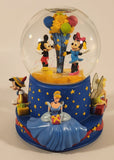 2001 Hallmark Disney Walt's 100th Birthday Mickey Minnie Pinocchio Cinderella Tinkerbell 6 3/4" Tall Musical Resin Snow Globe New in Box