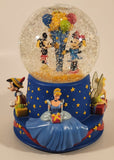 2001 Hallmark Disney Walt's 100th Birthday Mickey Minnie Pinocchio Cinderella Tinkerbell 6 3/4" Tall Musical Resin Snow Globe New in Box
