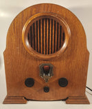 Vintage Prosonic Cathedral Style Wood Cased AM FM Radio Model PQR-135 Made in Romania