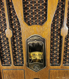 GE General Electric Cathedral Style Wood Cased 1932 AM FM Replica Radio Model 7-4100JA