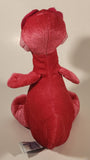 2016 B.J. Toy Co. Pink Dinosaur 8" Stuffed Plush Toy