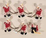 Stiga Table Top Hockey Game Detroit Red Wings Team 6 Player Set
