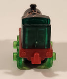 2014 Thomas & Friends Minis #3 Henry Flaming Lightning Bolt Pattern Green 2" Long Plastic Die Cast Toy Vehicle CGM30