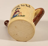 Vintage Manor Ware England Symonds Yat Rock 2 1/2" Ceramic Watering Can