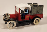 1895-1995 Liberty Classics Special 100th Anniversary Edition Lennox "Quality Proven Over Time" 1916 Studebaker Truck Red Die Cast Toy Car Vehicle Coin Bank with Driver and Key
