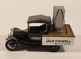 Liberty Classics Crown Premium Limited Edition Lennox Let Jack Stowell Make It Hot For You 1916 Studebaker Truck Black Die Cast Toy Car Vehicle Coin Bank with Key