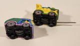 2023 Viacom TMNT Teenage Mutant Ninja Turtles Rad Rip Racers Raphael and Donatello Plastic Toy Vehicles Set of 2 with One Rip Cord