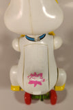 1982 Botoy Circus Duck Riding on Tricycle Battery Operated Plastic Toy in Box