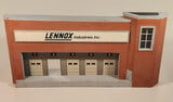 Custom Lennox Industries Inc 5 Door Loading Bay Wood Warehouse Building Diorama Model