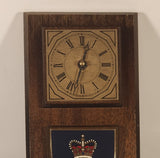 Junghans Quartz The Royal British Legion Service Not Self Wood Plaque Wall Clock