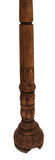 Floor Standing 30" Light Weight Carved Wood Candle Holder
