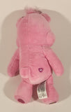 2024 TCFC Care Bears Basic Fun Sparkle Cheer Bear Rainbow Pink 10" Stuffed Plush Toy