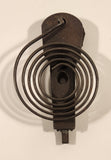 Antique Cast Iron Clock Gong Coil and Base Possibly Sessions