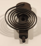 Antique Cast Iron Clock Gong Coil and Base Possibly Sessions