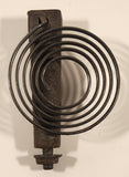 Antique Cast Iron Clock Gong Coil and Base Possibly Ingraham
